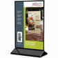 Deflecto Double-Sided Sign Holder w/Base - 4429