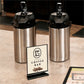 Deflecto Double-Sided Sign Holder w/Base - 4429