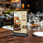 Deflecto Double-Sided Sign Holder w/Base - 4429