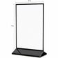Deflecto Double-Sided Sign Holder w/Base - 4429