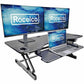 Rocelco ADR-45 45" Adjustable Desk Riser with EVR - R ADRB-45