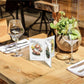 Deflecto 6-Sided Sign/Menu Holder - 4443