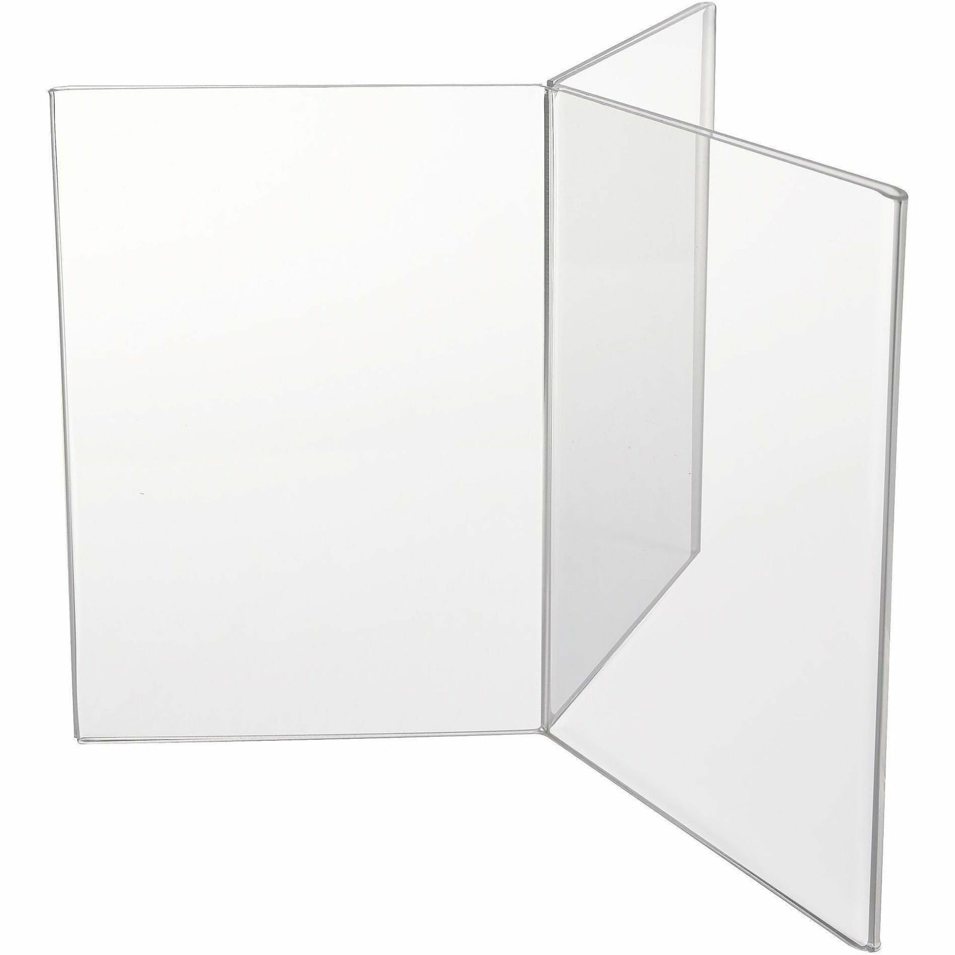 Deflecto 6-Sided Sign/Menu Holder