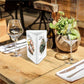 Deflecto 3-Sided Sign/Menu Holder - 4444