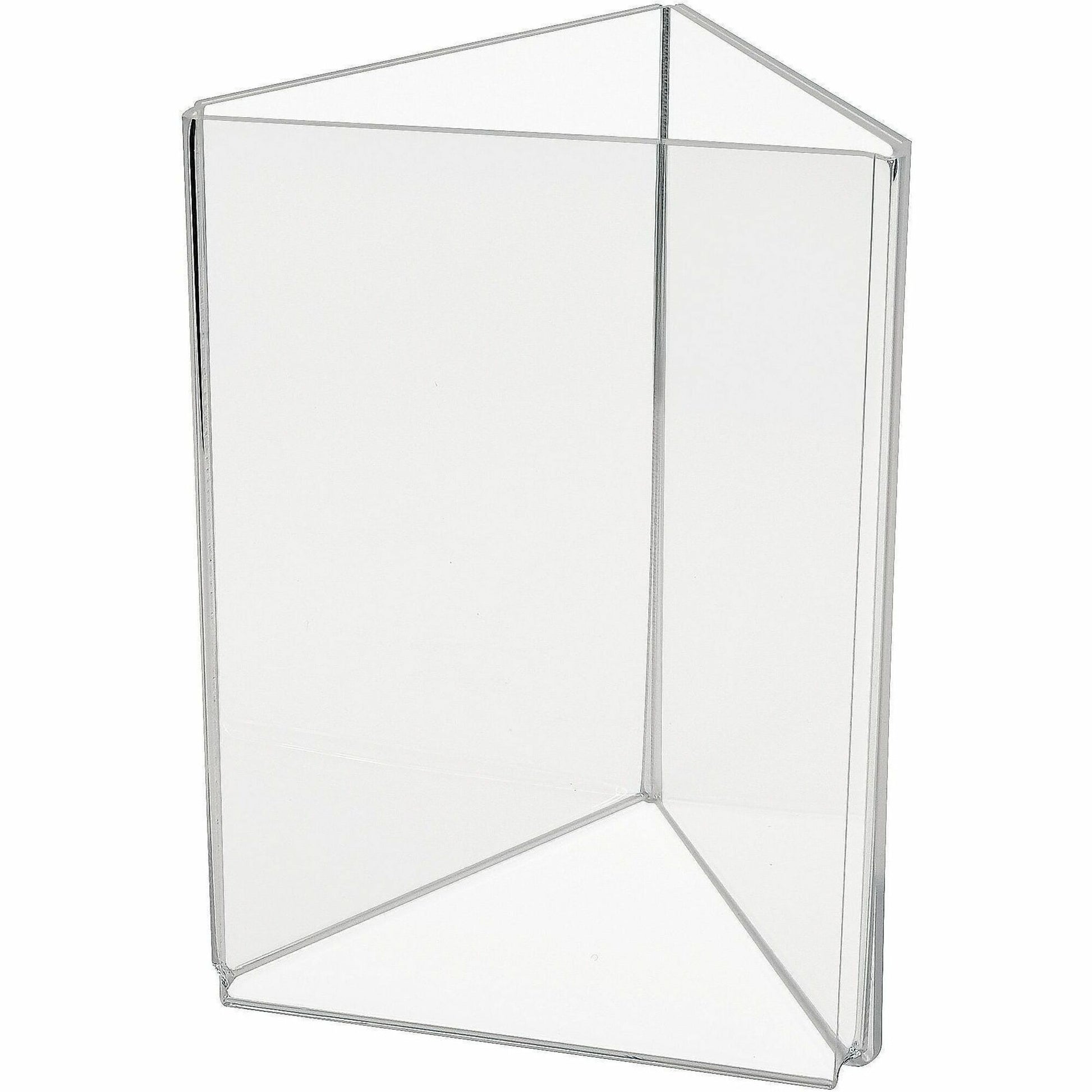 Deflecto 3-Sided Sign/Menu Holder