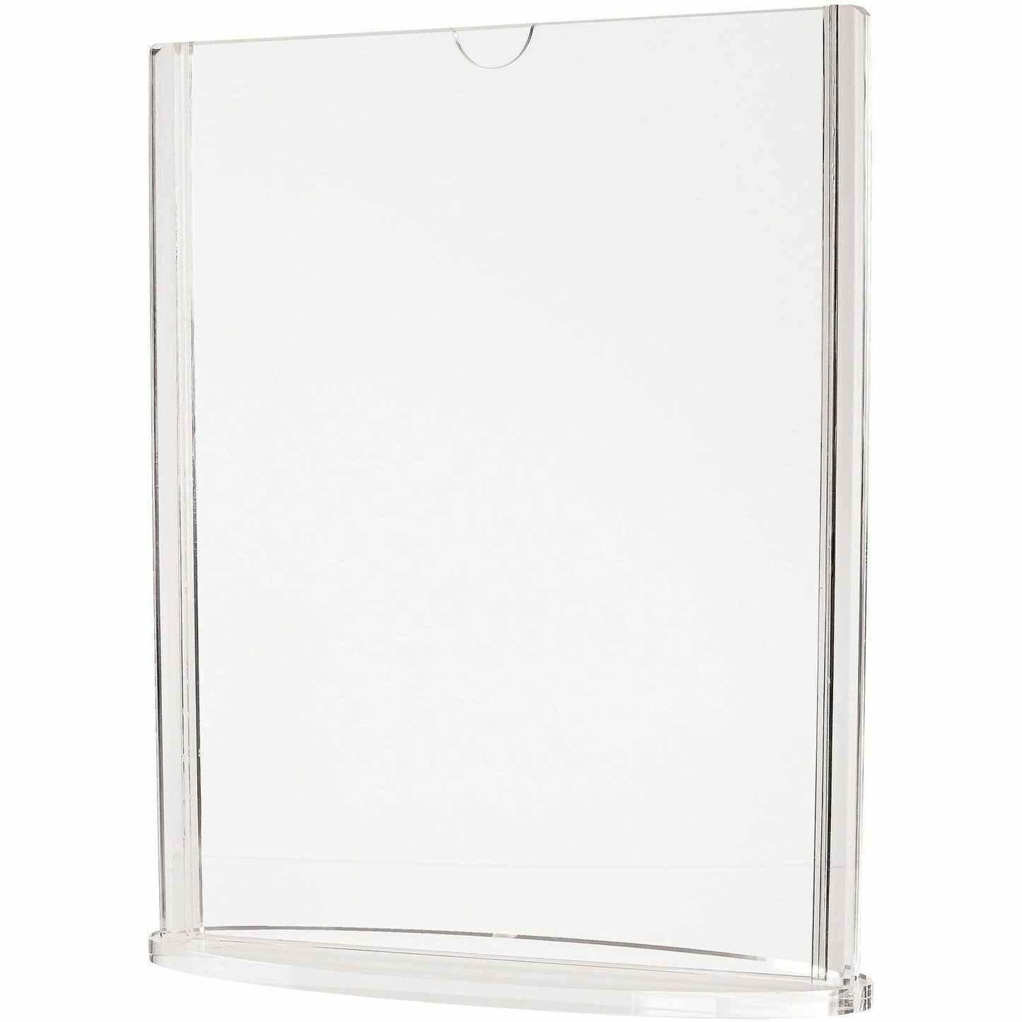 Deflecto Double-Sided Sign Holder w/Base
