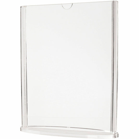 Deflecto Double-Sided Sign Holder w/Base