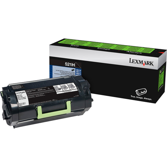 Lexmark Unison 521H Original High Yield Laser Toner Cartridge - Return Program - Black - 1 Each
