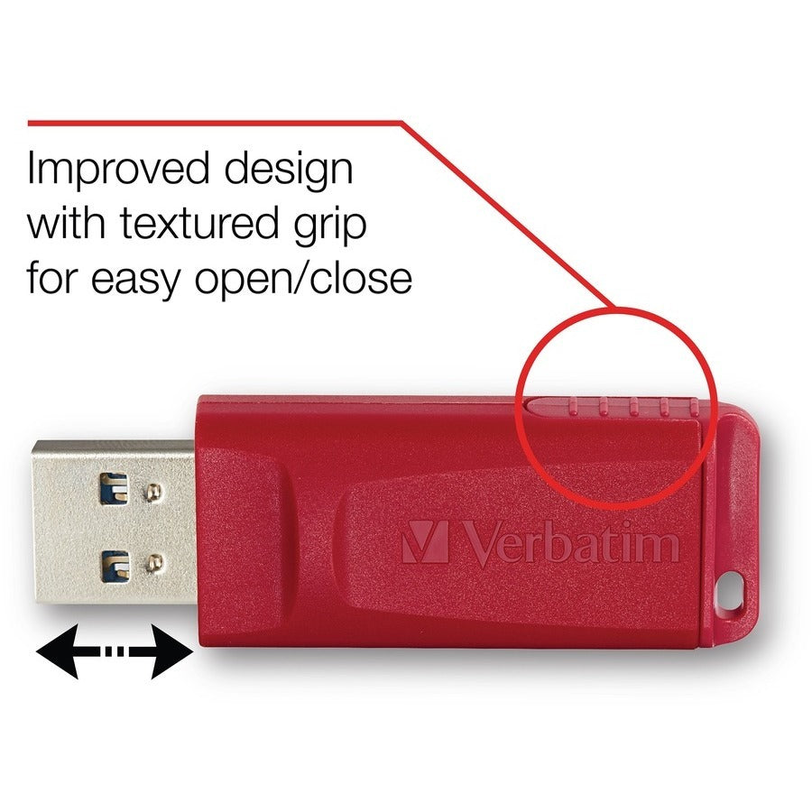 Verbatim 16GB Store 'n' Go USB Flash Drive - Red - 96317-NVXC