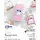 Avery&reg; Matte White Square Labels1½" x 1½"