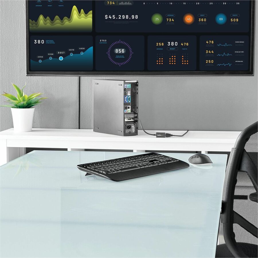 StarTech.com - DisplayPort to HDMI Converter - DP2HDMI2-NVXC