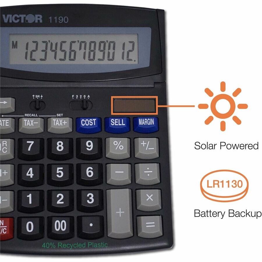 Victor 1190 Desktop Display Calculator - 1190-NVXC