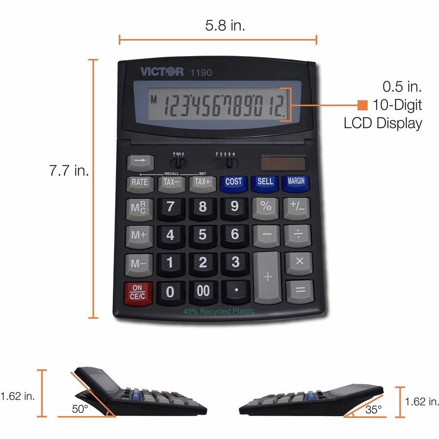 Victor 1190 Desktop Display Calculator - 1190-NVXC