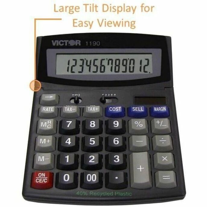 Victor 1190 Desktop Display Calculator - 1190-NVXC