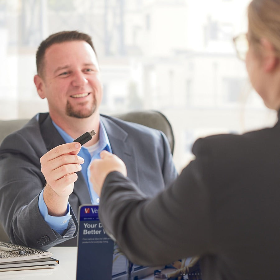 Microban 128GB PinStripe USB Drive - 49071-NVXC