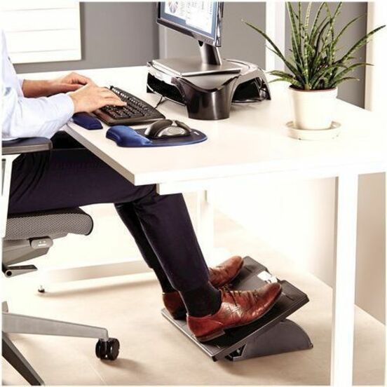 Fellowes Office Suites Adjustable Footrest - 8032201-NVXC