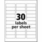 Avery&reg; Eco-Friendly Address Labelsfor Laser and Inkjet Printers, 1" x 2?" - 48460-NVXC