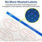 Avery&reg; Glossy White Oval Labels1½" x 2½" - 22804-NVXC