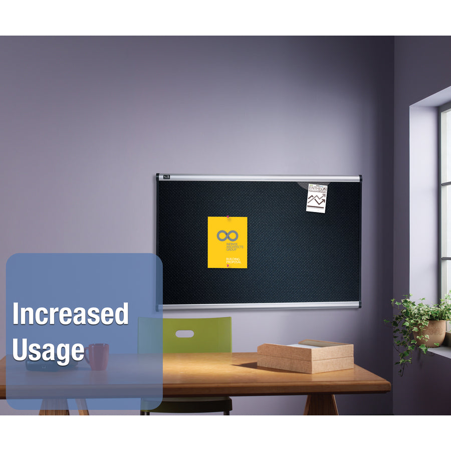 Quartet Prestige Embossed Foam Bulletin Board - B344A-NVXC