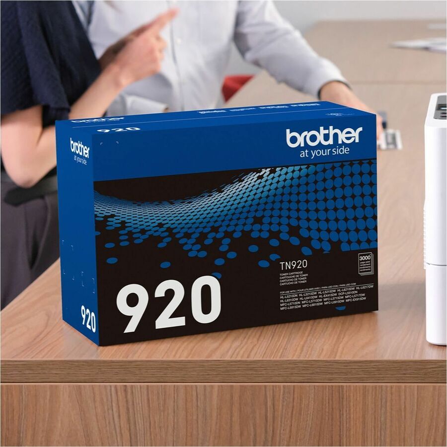 Brother Original Standard Yield Laser Toner Cartridge - Black - 1 Each - TN920-NVXC