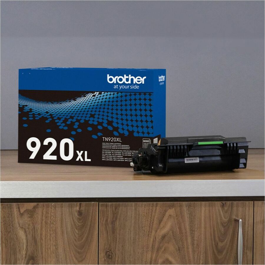 Brother Original High Yield Laser Toner Cartridge - Black - 1 Each - TN920XL-NVXC