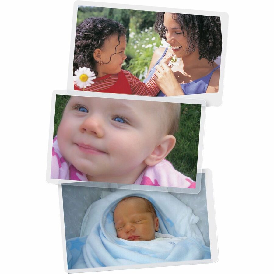 Fellowes Photo Card Glossy Thermal Laminating Pouches - 52010-NVXC