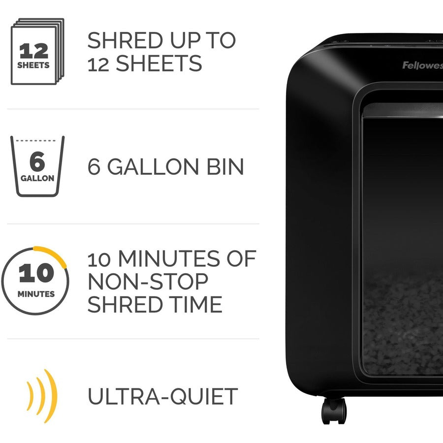 Fellowes Powershred LX200 Micro Cut Shredder - 5015001-NVXC