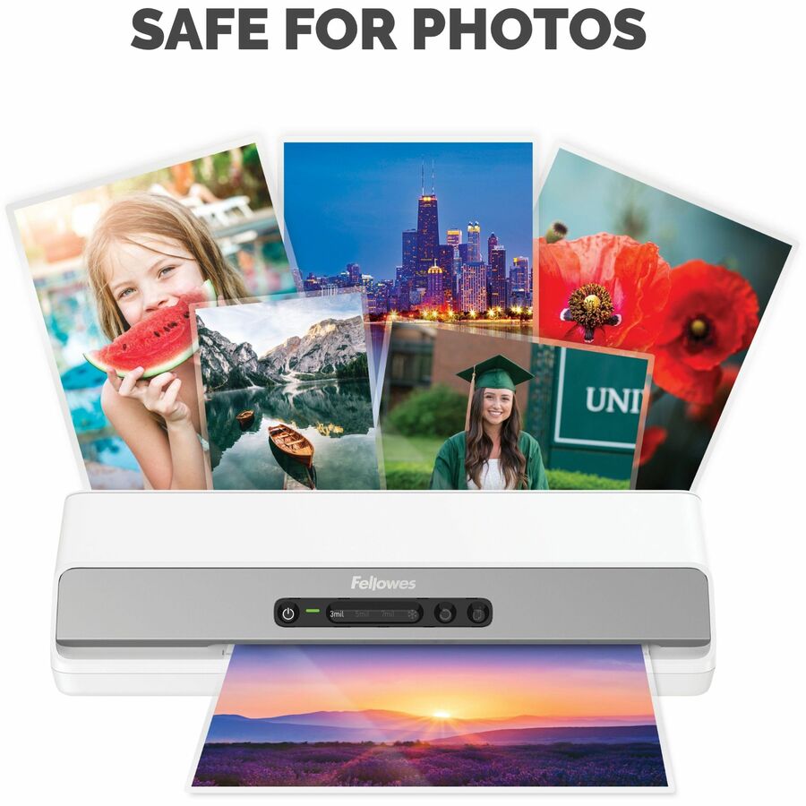 Fellowes Business Card Glossy Laminating Pouches - 52031-NVXC