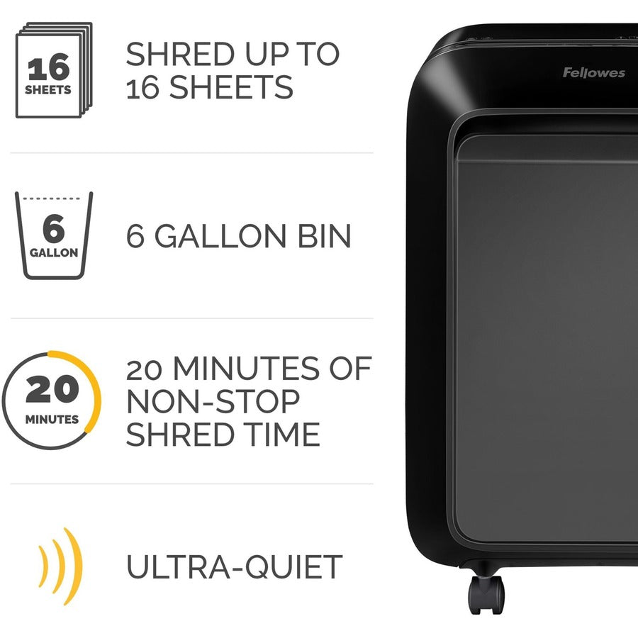 Fellowes Powershred LX210 Micro Cut Shredder - 5015201-NVXC