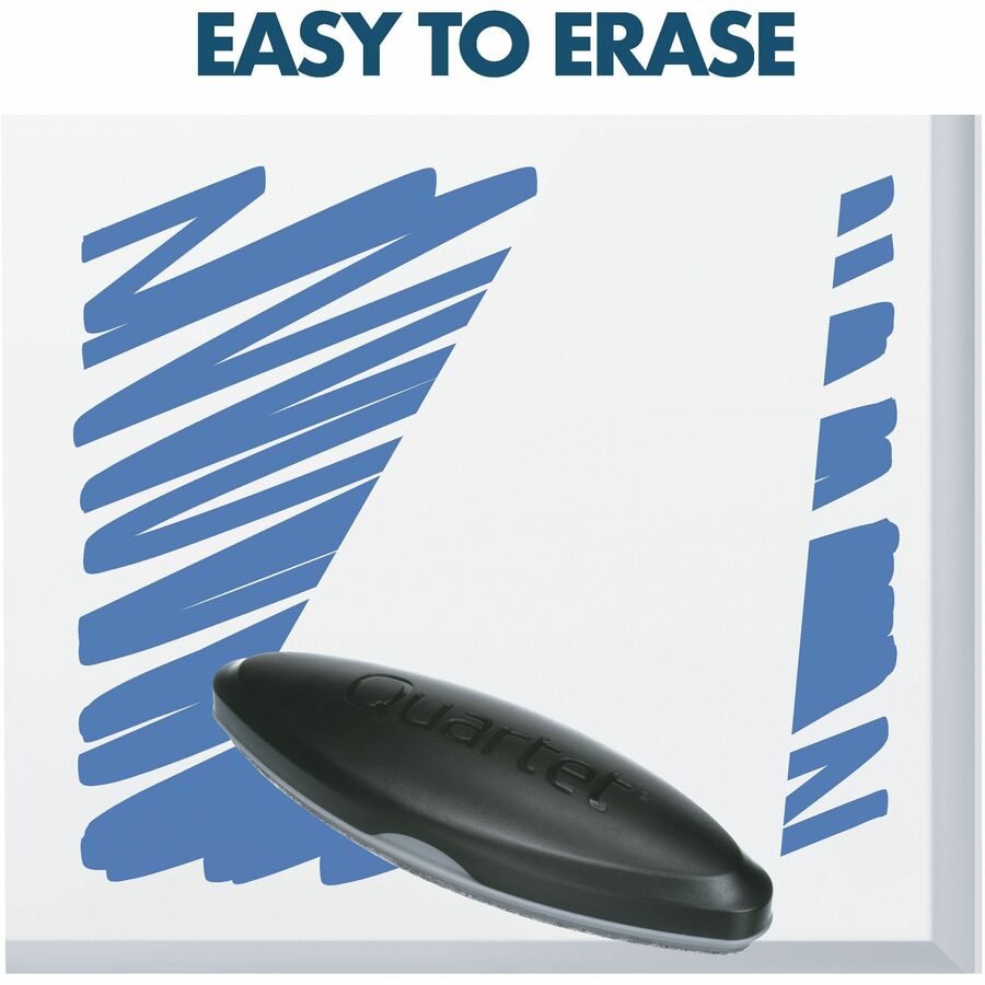 Quartet Magnetic Double Ended Dry-Erase Markers with Erasers 6/PK ASST Cols - 6447416114
