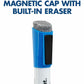 Quartet Magnetic Double Ended Dry-Erase Markers with Erasers 6/PK ASST Cols - 6447416114