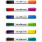 Quartet Magnetic Double Ended Dry-Erase Markers with Erasers 6/PK ASST Cols
