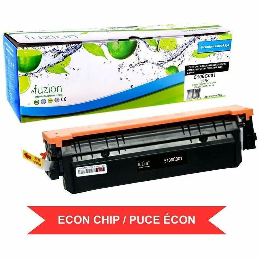 fuzion Compatible Toner High Yield for Canon 5106C001 (067H) w/ ECON chip - Black