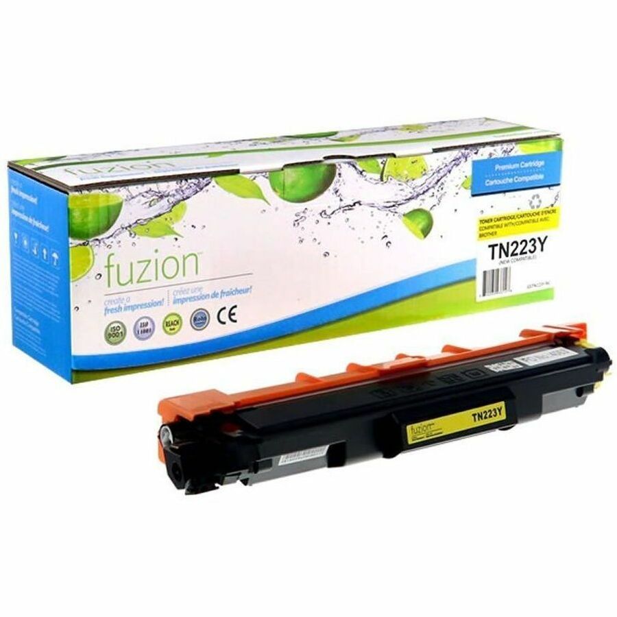 fuzion Compatible Toner for Brother TN223Y - Yellow