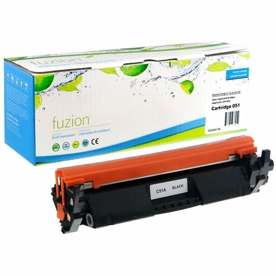 fuzion Compatible Toner for Canon 2168C001 (051) - Black