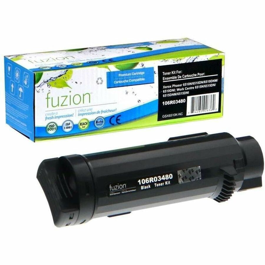 fuzion Compatible Toner for Xerox 106R03480 - Black