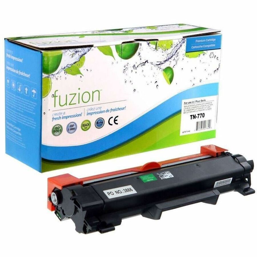 fuzion Compatible Toner High Yield for Brother TN770 - Black