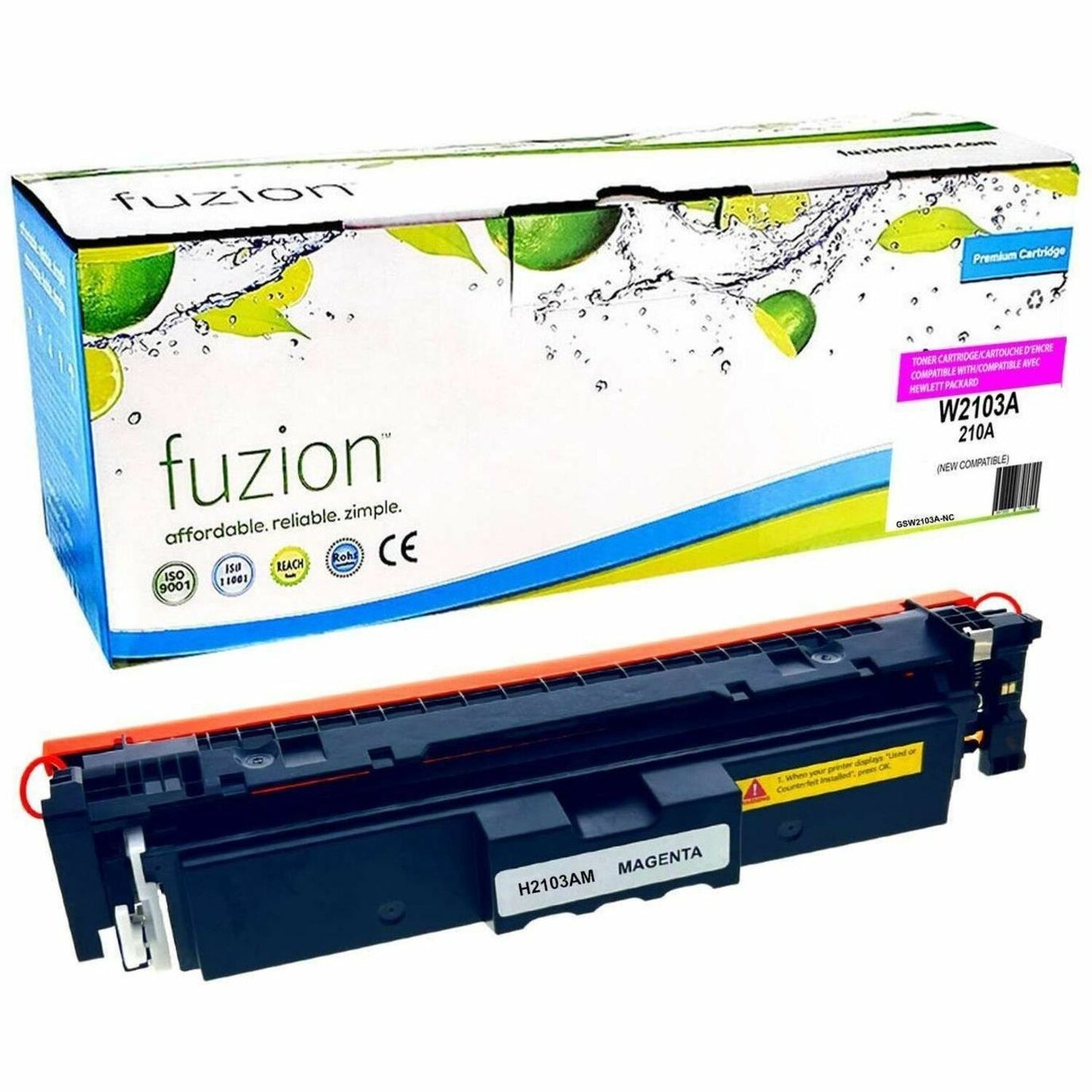 fuzion Compatible Toner for HP W2103A (210A) - Magenta