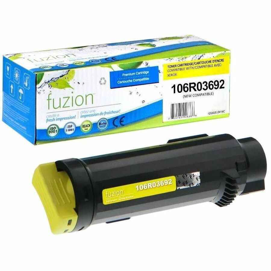fuzion Compatible Toner for Xerox 106R03692 - Yellow