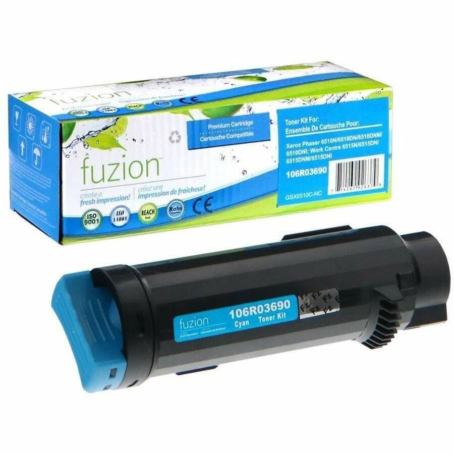 fuzion Compatible Toner for Xerox 106R03690 - Cyan