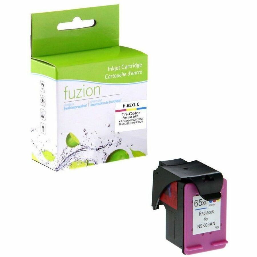 fuzion Remanufactured Tri for HP #65XL - colour Inkjet - High Yield CMY