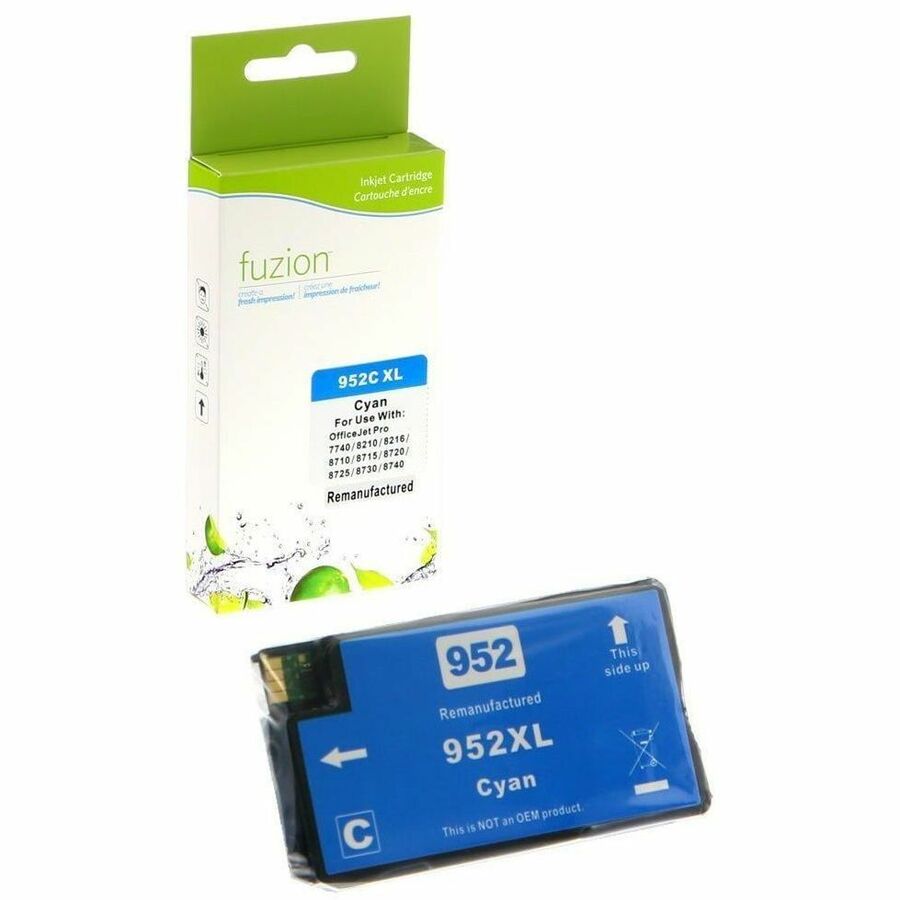 fuzion Remanufactured HY Inkjet for HP #952XL - Cyan