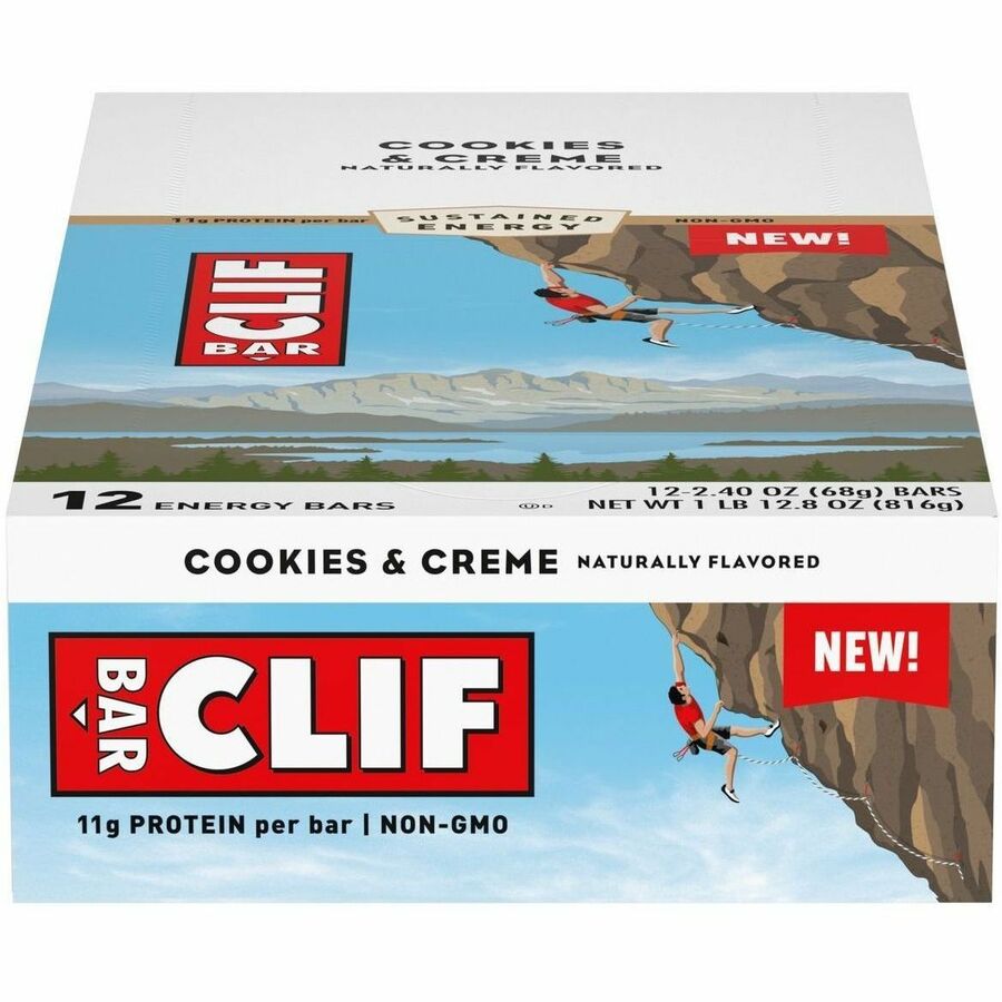 Clif Bar Cookies & Creme Flavor - 04MI176-COOKIE12X68GR
