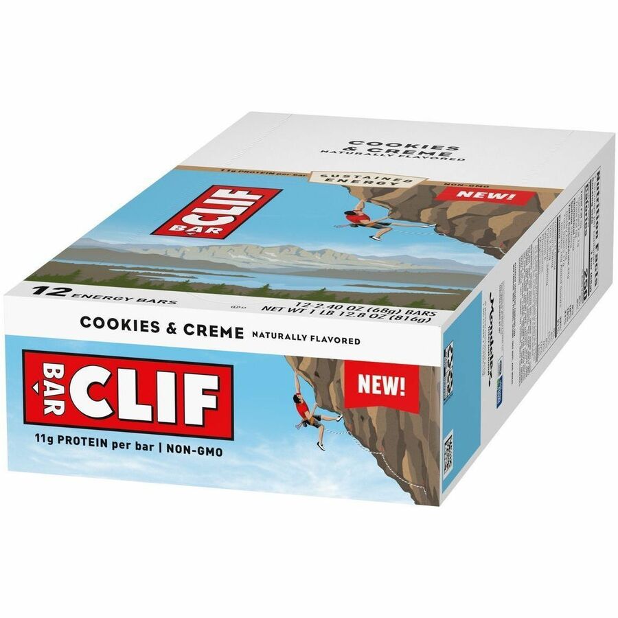 Clif Bar Cookies & Creme Flavor - 04MI176-COOKIE12X68GR