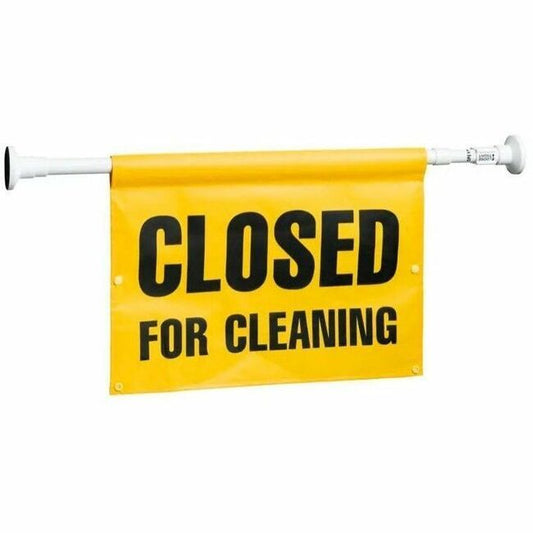 M2 Professional "Closed for Cleaning" Hanging Door Sign - English / French