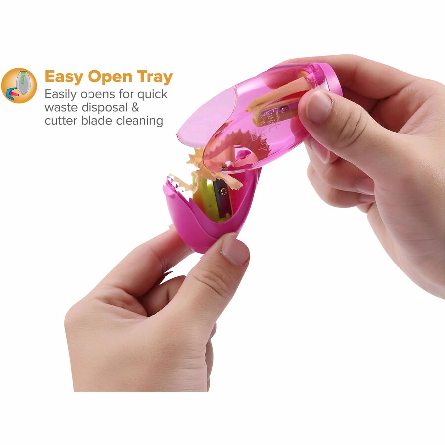 Bostitch Twist-n-Sharp Duo Pencil Sharpener, Assorted Colors - PS2-ASST