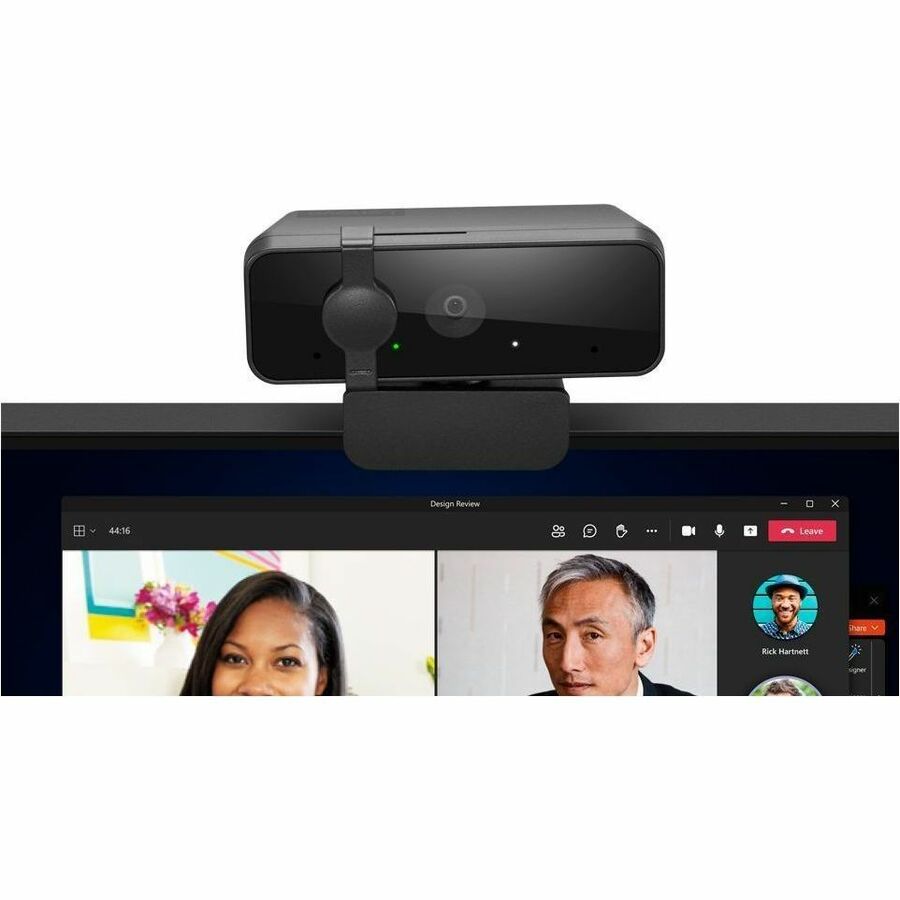 Lenovo Essential Webcam - 30 fps - Black - USB 2.0 Type A - 1 Pack(s) - 4XC1S15018