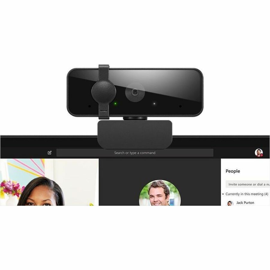 Lenovo Essential Webcam - 30 fps - Black - USB 2.0 Type A - 1 Pack(s) - 4XC1S15018