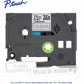 Brother Genuine P-touch TZe135 WHT on CLR Label Tape, Laminated, 12mmX8m - TZE135G