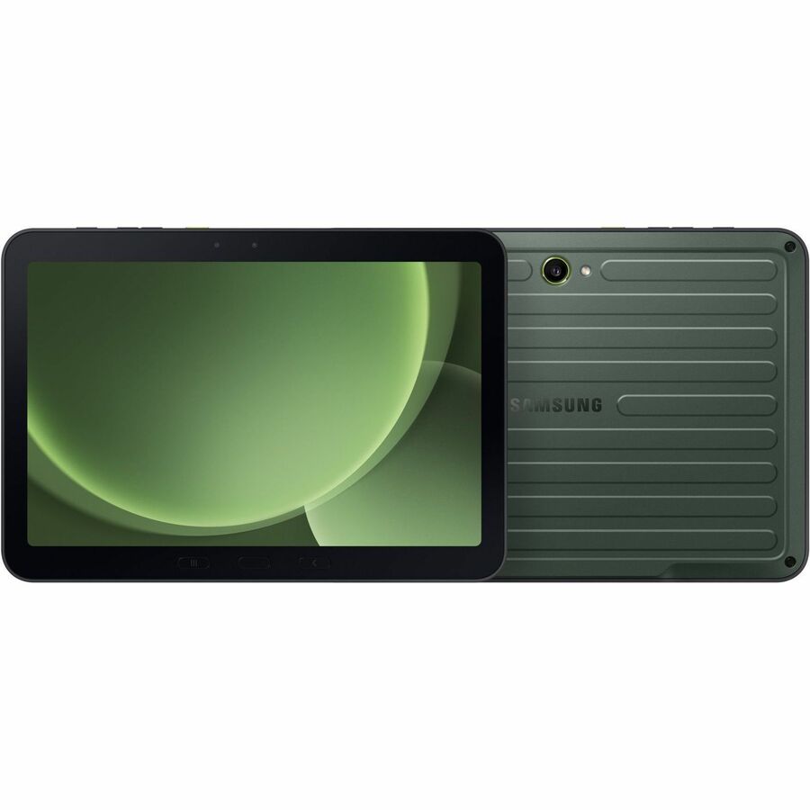 Samsung Galaxy Tab Active5 Pro 5G Enterprise Edition Rugged Tablet - 10.1" WUXGA - Qualcomm SM7635 Snapdragon 7s Gen 3 (4 nm) Octa-core - 6 GB - 128 GB Storage - Android 15 - 5G - Green - 1 Each - SM-X358UZGAN45